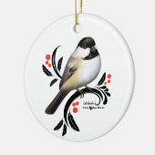 Chickadee Keramik Ornament (Links)
