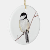 Chickadee Keramik Ornament (Rechts)