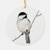 Chickadee Keramik Ornament (Vorne)