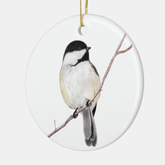Chickadee Keramik Ornament (Links)