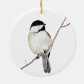 Chickadee Keramik Ornament (Hinten)