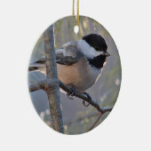 Chickadee Keramik Ornament (Rechts)