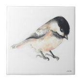 Chickadee Keramik Tile Fliese (Vorderseite)
