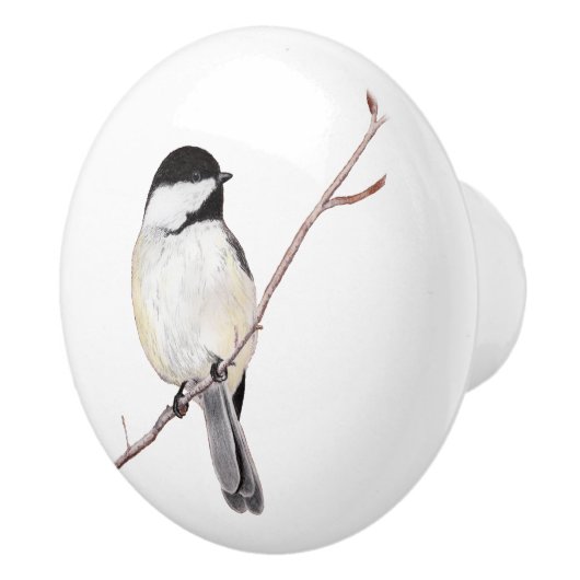 Chickadee Keramikknauf (Rechts)