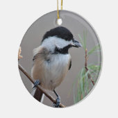Chickadee Keramikornament (Links)