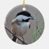Chickadee Keramikornament (Hinten)