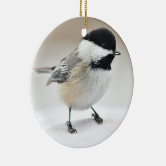 Chickadee Keramikornament (Rechts)