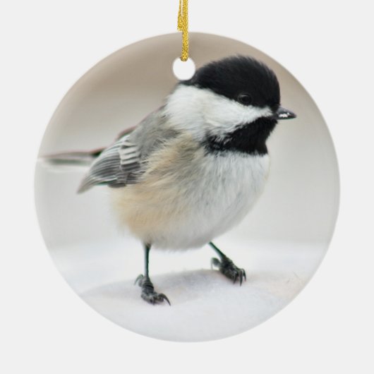 Chickadee Keramikornament (Hinten)