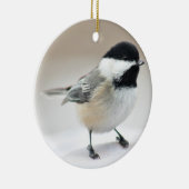 Chickadee Keramikornament (Rechts)