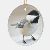Chickadee Keramikornament (Links)