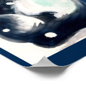 Chickadee Kitten Poster (Ecke)