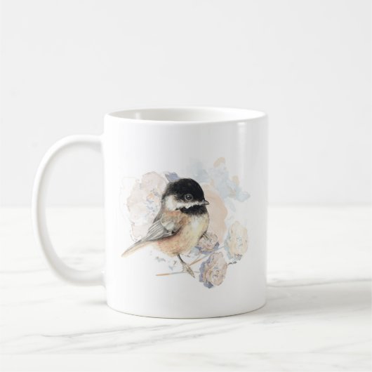 Chickadee-Kunst Kaffeetasse (Links)