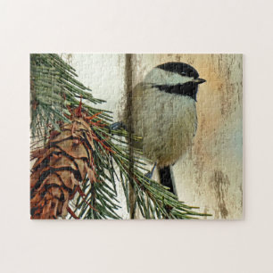 Chickadee-Liebe des Puzzles Trees