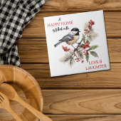 Chickadee-Liebe und Zuhause Fliese