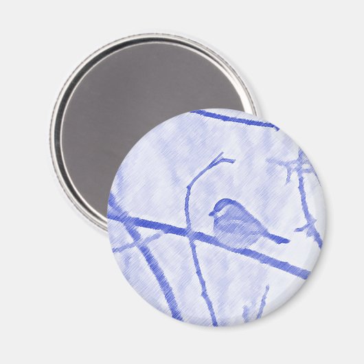 Chickadee Life Magnet (Vorderseite/Rückseite)