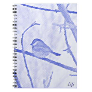 Chickadee Life Notebook Notizblock
