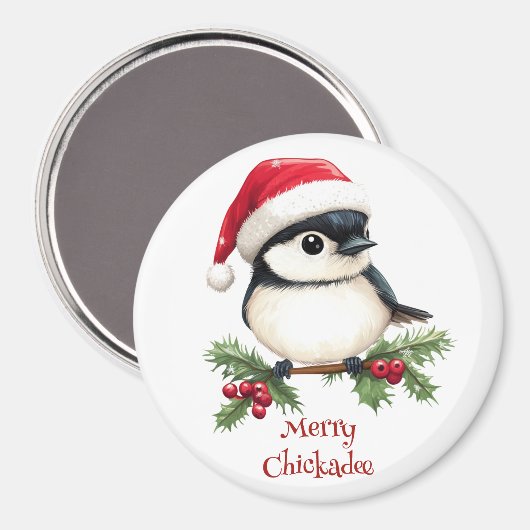 Chickadee Magnet (Vorderseite/Rückseite)