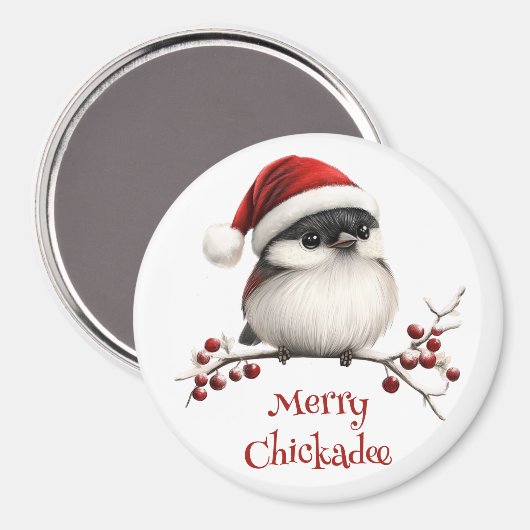 Chickadee Magnet (Vorderseite/Rückseite)