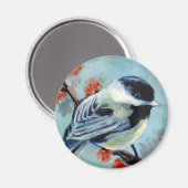 Chickadee Magnet (Vorderseite/Rückseite)