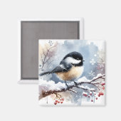 Chickadee Magnet (Vorderseite/Rückseite)