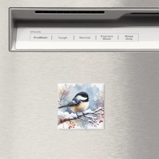 Chickadee Magnet (In Situ (Geschirrspüler))