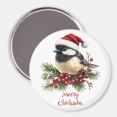 Chickadee Magnet (Vorderseite/Rückseite)