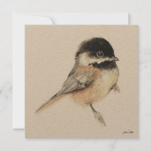 Chickadee Malerkarte Karte
