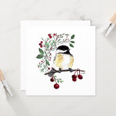 Chickadee Niedlich Bird Watercolor
