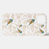 Chickadee Niedlich Gold Pink Hearts Blumendruck Case-Mate iPhone Hülle (Rückseite (Horizontal))