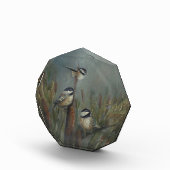 Chickadee Octogonal Fotoblock (Rechts)