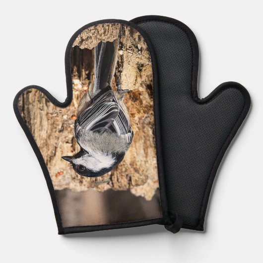 Chickadee Ofenhandschuh (Vorderseite/Rückseite)