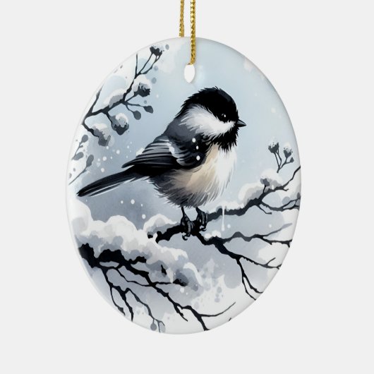 Chickadee Ornament (Rechts)