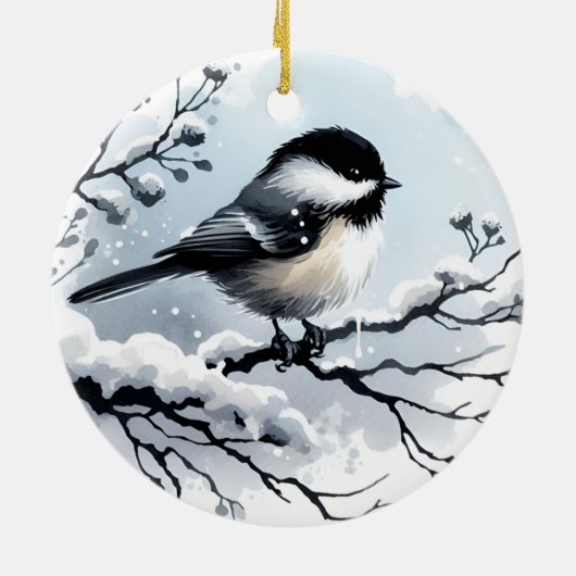 Chickadee Ornament (Hinten)
