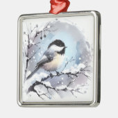 Chickadee Ornament Aus Metall (Links)