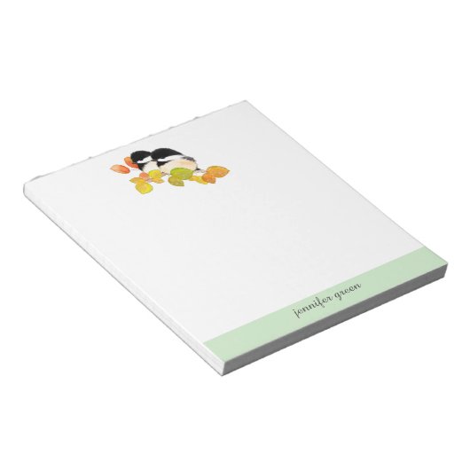 Chickadee Personalisiert Notepad Notizblock (angewinkelt)