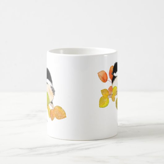Chickadee personalisierte Mug Kaffeetasse (Mittel)