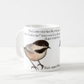 Chickadee Poetry Tasse (Vorderseite Links)