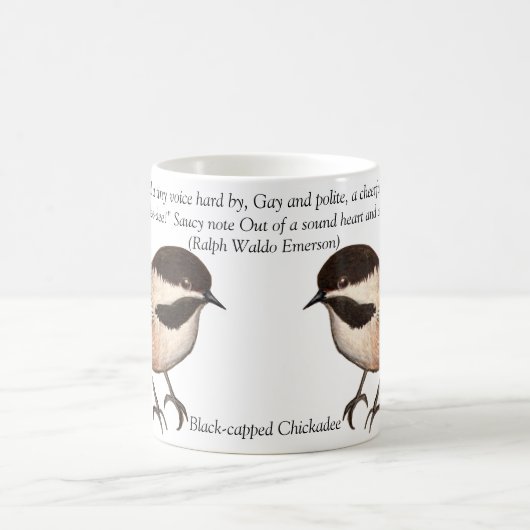 Chickadee Poetry Tasse (Mittel)
