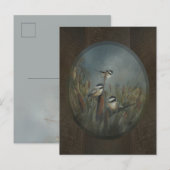 Chickadee Pond Postkarte (Vorne/Hinten)