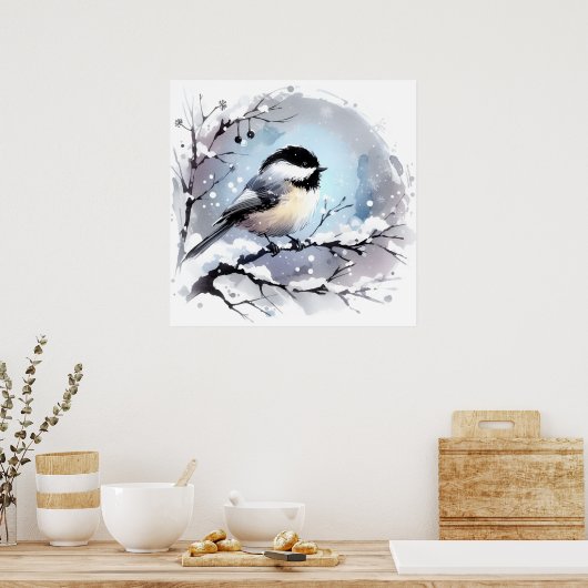 Chickadee Poster (Küche)
