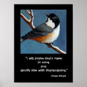 CHICKADEE/PRAISE GOTT POSTER (Vorne)