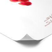 CHICKADEE & RED BERRIES VON SHARON SHARPE POSTER (Ecke)