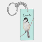 Chickadee-Schlüsselanhänger Schlüsselanhänger (Vorderseite links)
