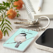 Chickadee-Schlüsselanhänger Schlüsselanhänger (Vorderseite rechts)