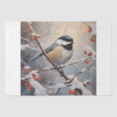 Chickadee Seidenpapier (Vorderseite)