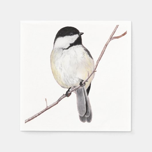 Chickadee Serviette (Vorderseite)