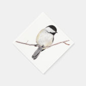 Chickadee Serviette (Ecke)