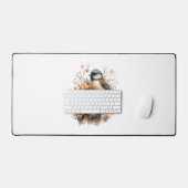 Chickadee Shirt Country Pumpkin Schreibtischunterlage (Tastatur & Maus)