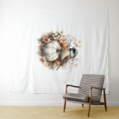 Chickadee Shirt Country Pumpkin Wandteppich (Beispiel (Horizontal))