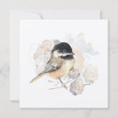 Chickadee Songbird Wassercolor (Vorderseite)